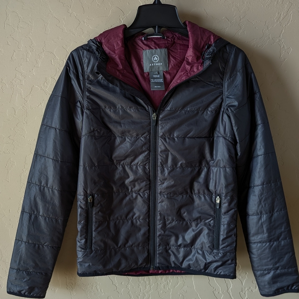 Womens AETHER Gray Puffer Jacket - SIZE 1